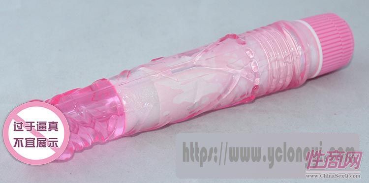 水晶仿真震動按摩棒-女用器具2