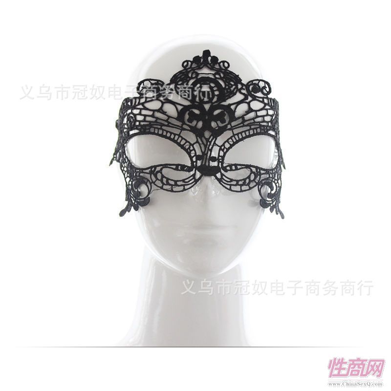 黑色漆皮眼罩保健情趣眼罩 舞臺(tái)道具色丁布眼罩2
