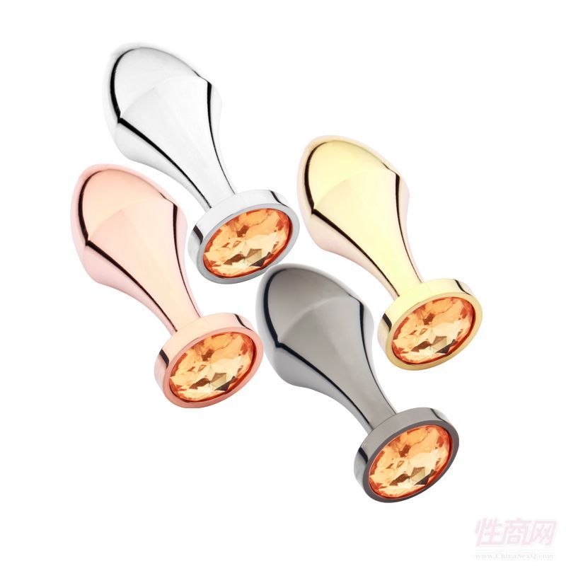 廠家直銷情趣玩具肛塞 熱賣寶石金屬后庭器具擴肛另類刺激肛門栓2
