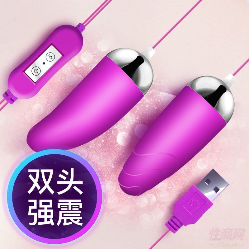USB震動花蕾雙跳廠家批發(fā) 充電寶都能配用1