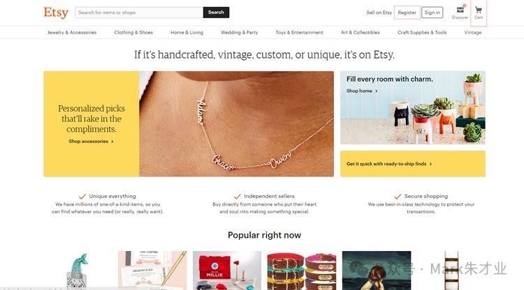 Etsy��Ҏ(gu��)ģ���˴���`Ҏ(gu��)��䁽o��Ȥ��Ʒ������5�l���Ć�ʾ
